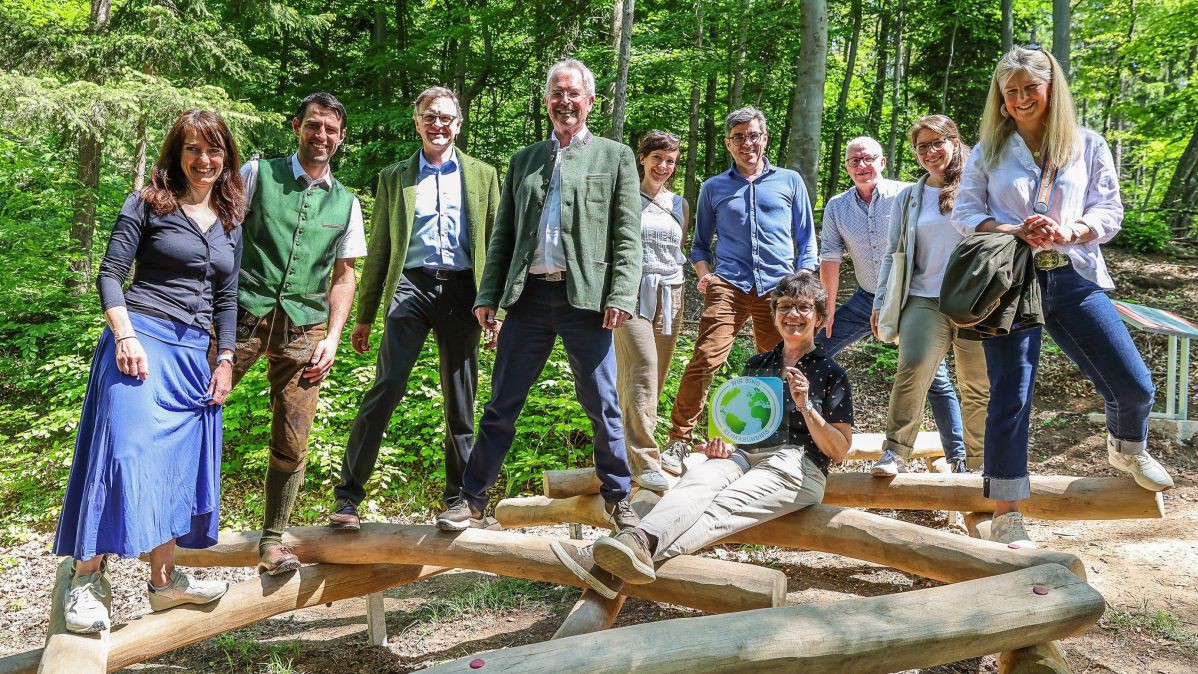 Am Klimabalance-Parcour