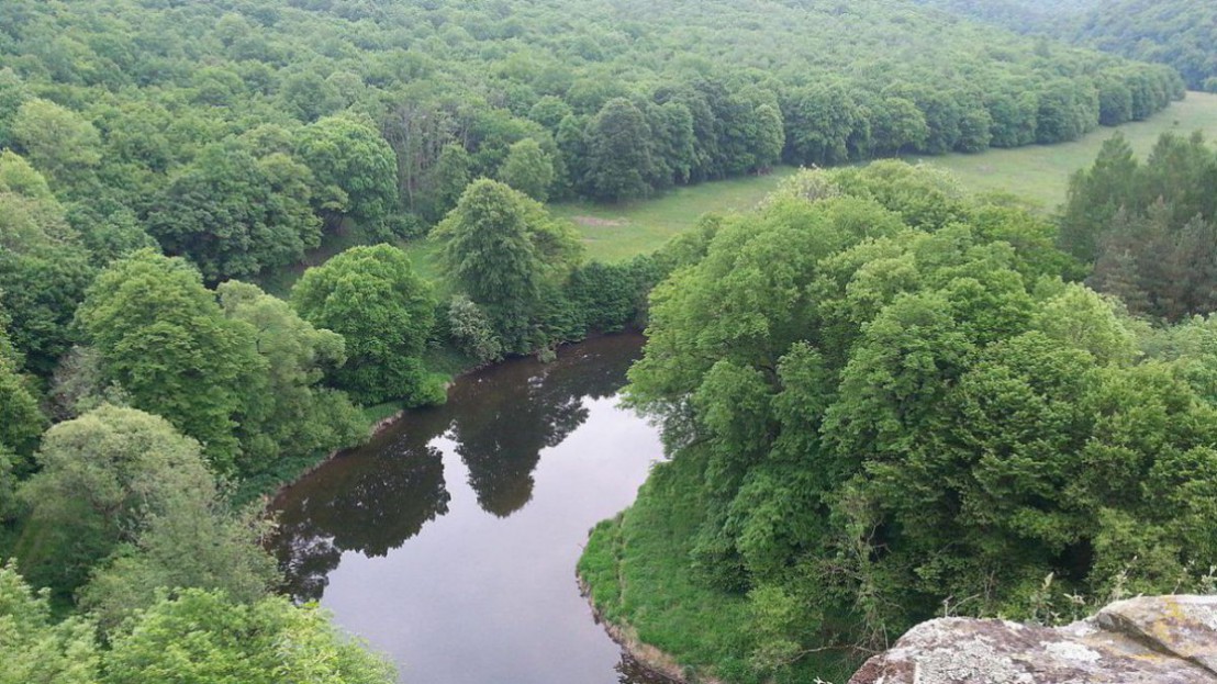 Die charakteristische Landschaft besteht aus flussbegleitenden Auengeh&ouml;lzen, extensiven Talwiesen, urwaldartigen W&auml;ldern und exponierten Felsfluren.