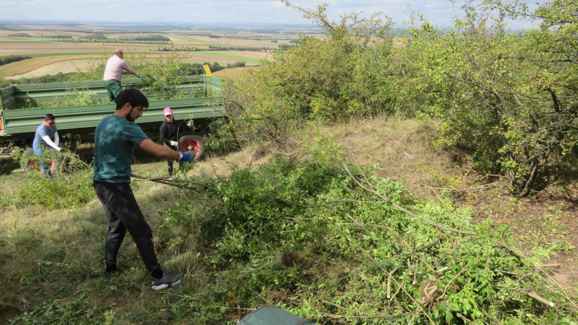 Pflegeeinsatz in Gro&szlig;schweinbarth