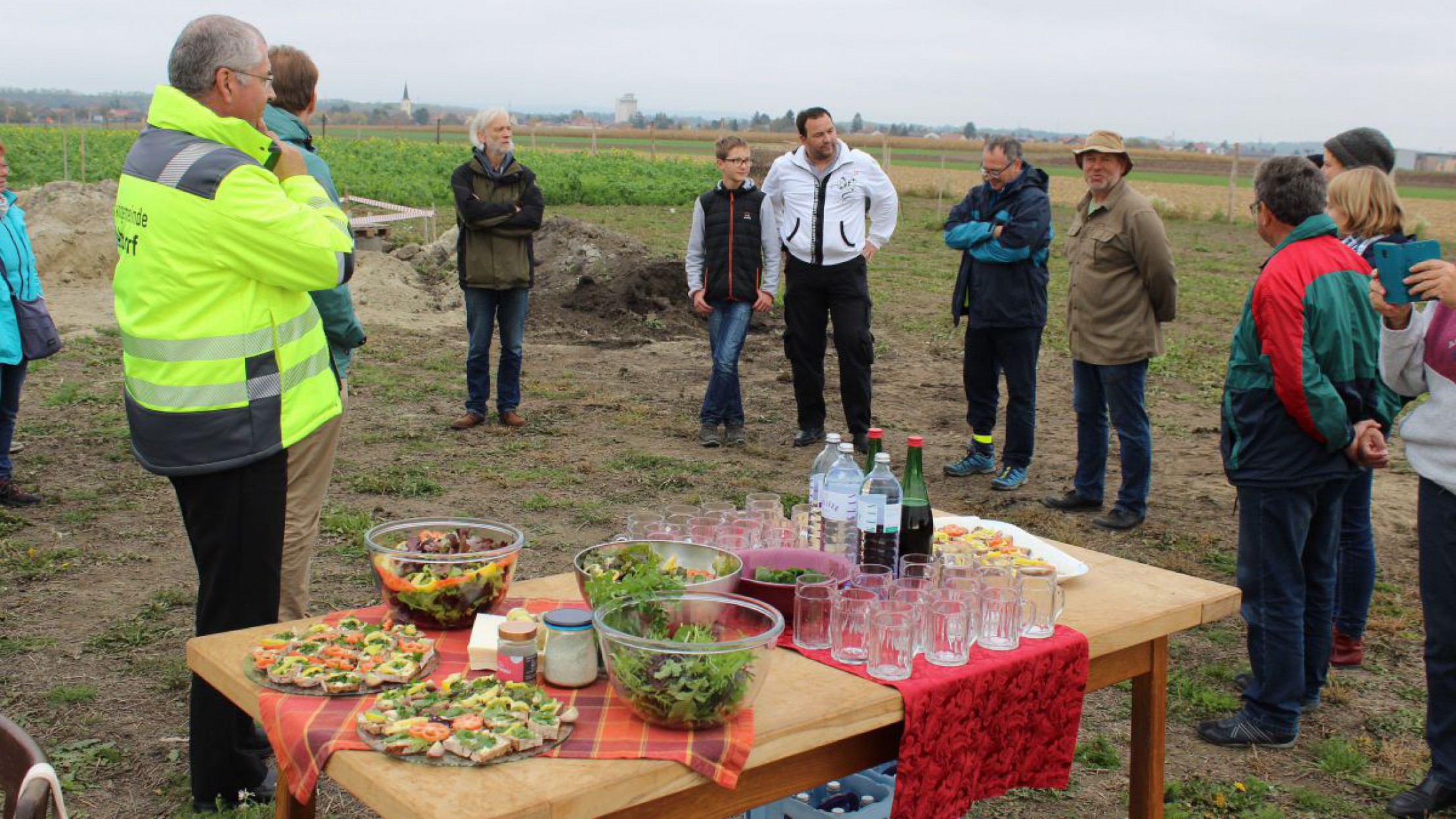 Spaziergang in der Gemeinde Absdorf