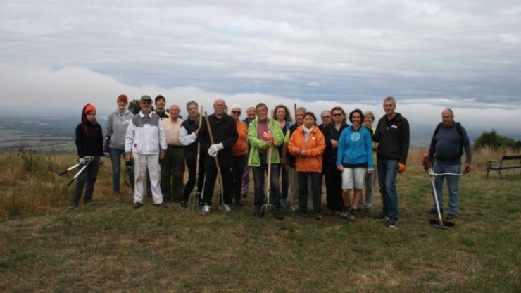 Bei der Pflegewoche findet mehrere Eins&auml;tze f&uuml;r die Natur statt. 