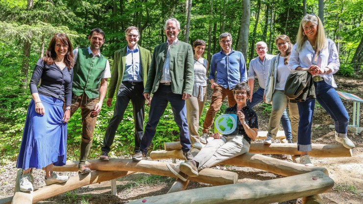 Am Klimabalance-Parcour