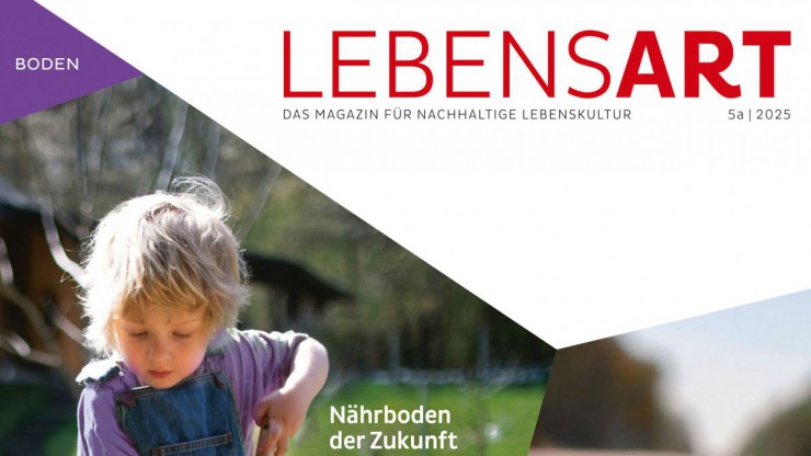 Cover-Ausschnitt der aktuellen Sonderausgabe der LEBENSART zum Thema Boden
